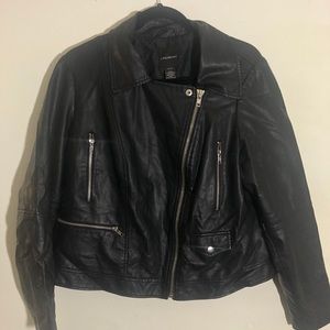 Lane Bryant Faux Leather Jacket